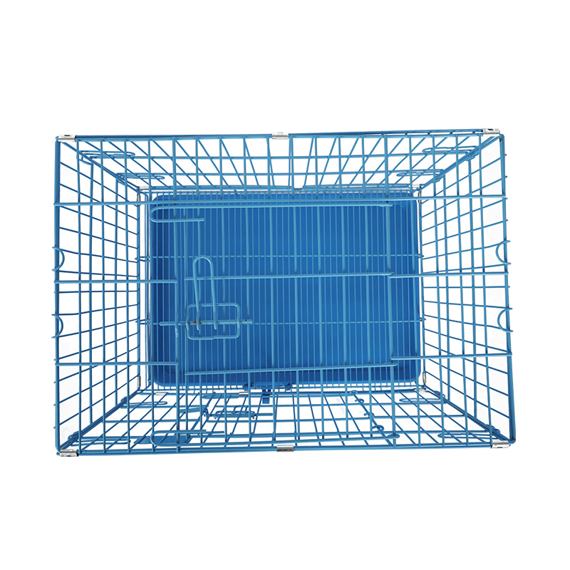 Crate de câini pliabile din metal pentru cățeluși