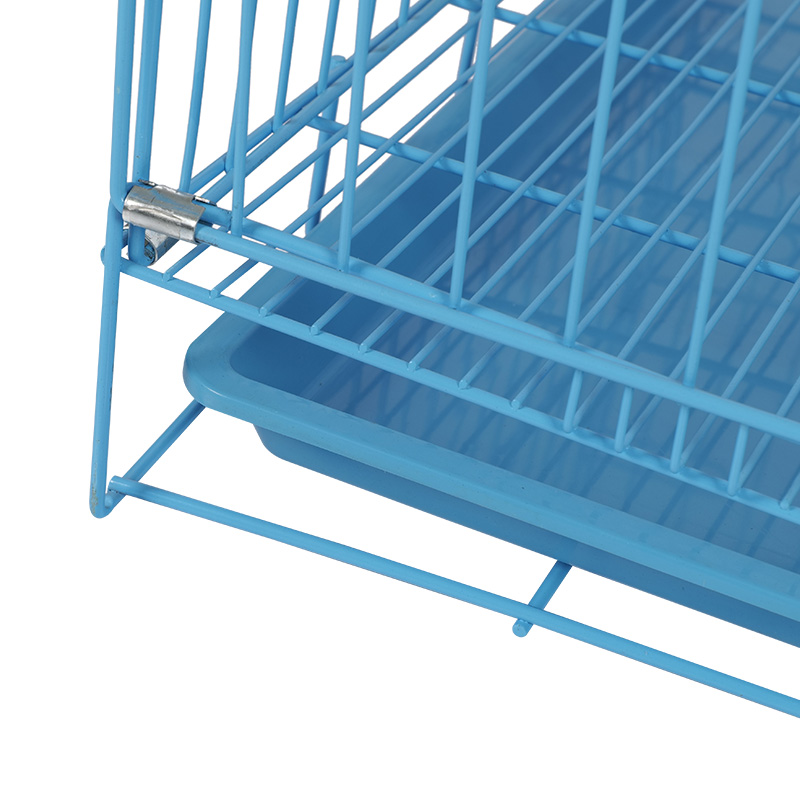 Crate de câini pliabile din metal pentru cățeluși