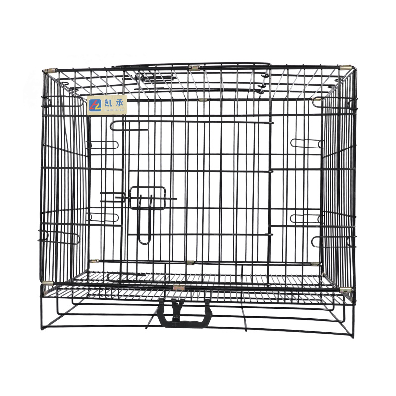 Crate de câini pliabile din metal pentru cățeluși