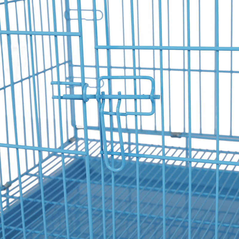 Crate de câini pliabile din metal pentru cățeluși