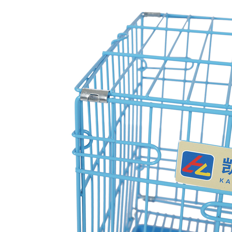 Crate de câini pliabile din metal pentru cățeluși
