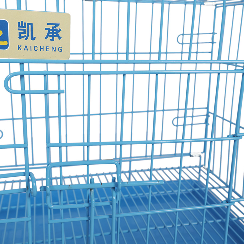 Crate de câini pliabile din metal pentru cățeluși